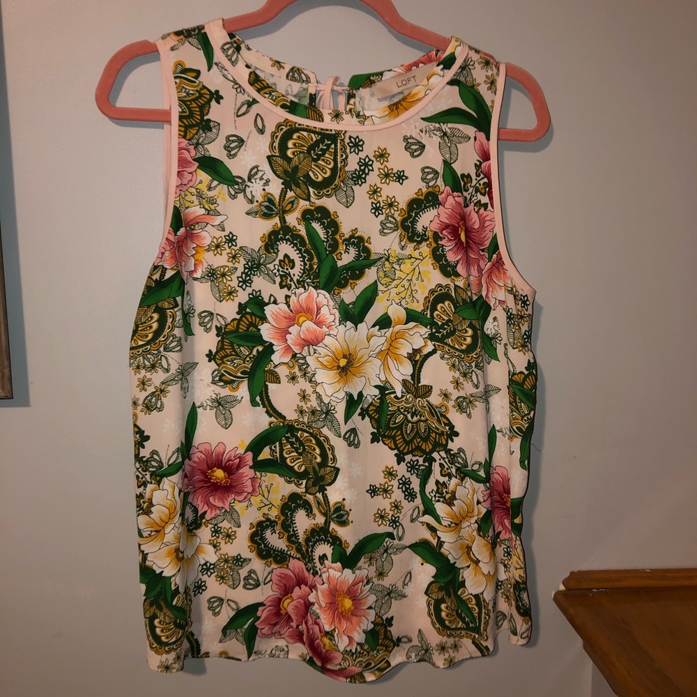 Loft tank blouse